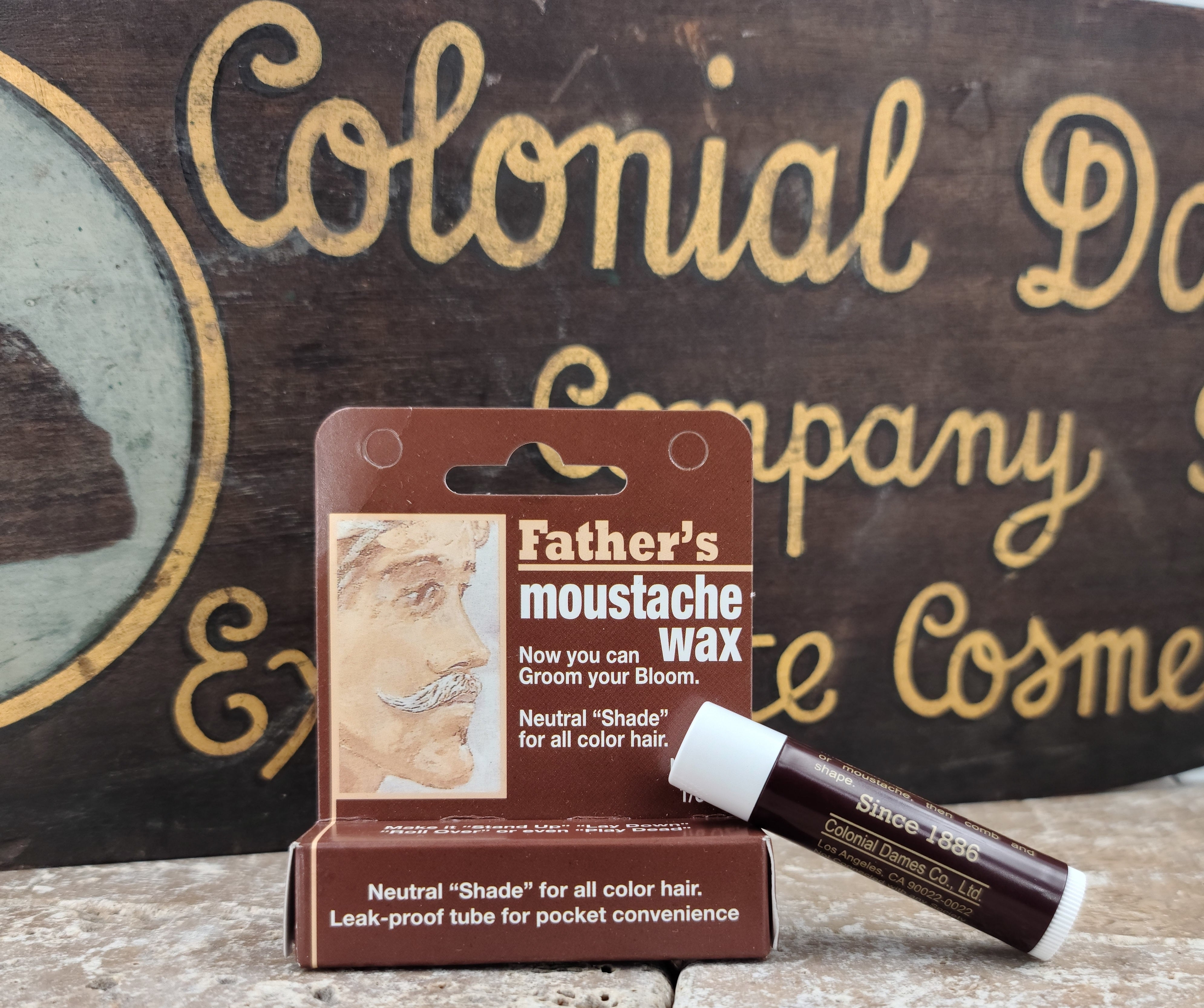 Father's Moustache Wax 1/8 oz. – Colonial Dames