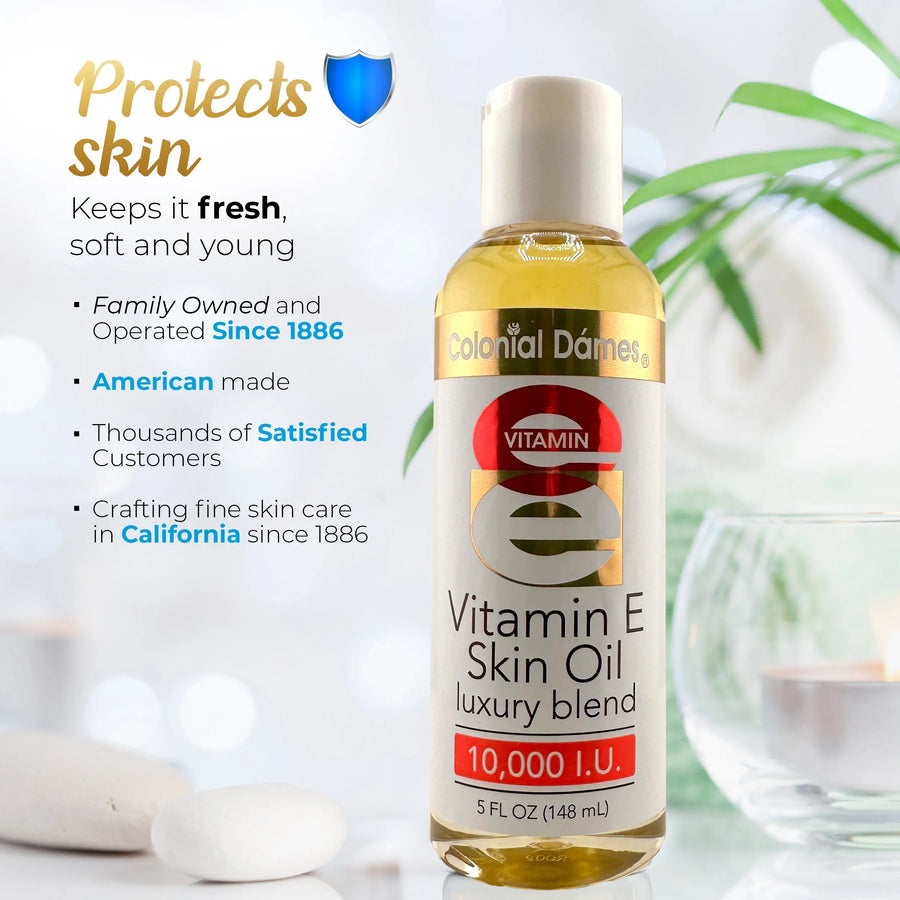 Vitamin E Oil 10,000 IU 5 fl. oz. - Colonial Dames Vitamin E Oil 10,000 IU 5 fl. oz. - Colonial Dames